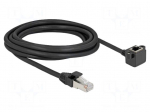 Extender Ethernet | F/UTP | Cat 6 | 3m | PVC | black | 26AWG | screw