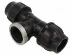 Splice terminal: clamping | for PE pipes | Plast | Medium: water