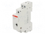 Relay: installation | bistable,impulse | NO x2 | Ucoil: 12VAC | E290