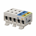 NLT550 Universaalne klemm 3P+N+PE 5x2,5&ndash;50 mm&sup2;, hall, Al/Cu juhtidele (alumiinium- ja vaskjuhtmetele
