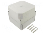 Enclosure: multipurpose | X: 180mm | Y: 182mm | Z: 165mm | TK PC | grey