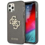 Guess GUHCP12LPCUGL4GBK Glitter 4G Big Logo Hardcase for iPhone 12 Pro Max 6,7" / black