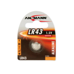 Ansmann LR43 1.5V Alkaline Button Cell Battery