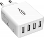 Ansmann Home Charger HC430, charger (white, intelligent charging control, multisafe technology)