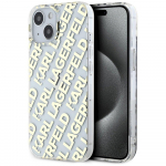 Karl Lagerfeld KLHCP15SHKFOEMD Hardcase IML Fullover Logo for iPhone 15 / 14 / 13 6.1" / gold