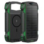 4smarts Solarny TitanPack Rugged UltiMag ārējais akumulators (powerbank) | 20000 mAh | zaļ&scaron;