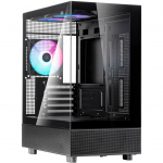 Silverstone Technology Lucid 04 (black, tempered glass x 2)