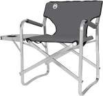 Coleman Aluminum Deck Chair with Table 2000038341, camping chair (grey/silver)