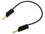 Test lead: single | 60VDC | 30VAC | 32A | Len: 250mm | black | meter leads