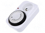 Programmable time switch | 15min&divide;24h | 250VAC/16A | 230VAC | PIN: 2