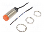 Sensor: inductive | Output conf: PNP / NO | 0&divide;15mm | 10&divide;30VDC | M30