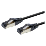 Gembird PP8-LSZHCU-BK-0.5M S/FTP Cat.8 Patch Cord 0.5m / black