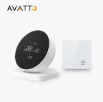 Vieds, portatīvais termostats katlam vai termo vārstiem, Wi-fi TUYA + RF
