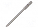 Screwdriver bit | Torx&reg; | TX20 | Overall len: 90mm