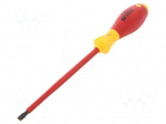Screwdriver | insulated | slot | 6,0x1,2mm | Blade length: 150mm