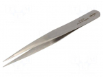 Tweezers | 115mm | for precision works | Blades: straight