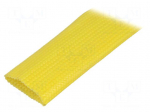 Insulating tube | yellow | -30&divide;155&deg;C | &Oslash;int: 22mm | L: 5m | 3kV/mm