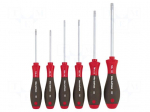 Kit: screwdrivers | Pcs: 6 | Torx&reg; | Series: SoftFinish&reg;