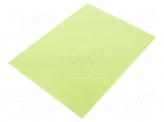 Wipe: micro abrasives material | sheet | 1um | Colour: green