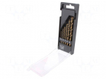 Drill set | Application: metal | Pcs: 6 | Mat: HSS | for metal
