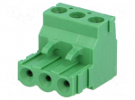 Pluggable terminal block | Contacts ph: 5.08mm | ways: 3 | straight