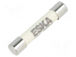 Fuse: fuse | ultra rapid | 125mA | 1kVAC | ceramic,cylindrical | brass