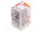 Relay: electromagnetic | 4PDT | Ucoil: 110VAC | 6A/250VAC | 6A/24VDC