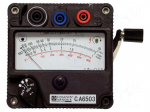 Meter: insulation resistance | analogue | 250V/500V/1000V | IP54