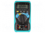Digital multimeter | LCD (3999) | 2,5x/s | VDC: 400m/4/40/400/600V