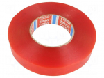 Tape: fixing | W: 25mm | L: 50m | Thk: 0.205mm | double-sided | 100&deg;C | 50%