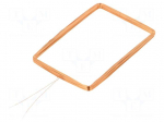 RFID antenna | 125kHz | Body dim: 45x65x3mm | Usable dim: 40x60x3mm
