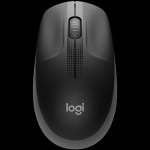 LOGITECH M190 Full-size wireless mouse - CHARCOAL - 2.4GHZ - EMEA - M190