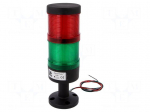 Signaller: signalling column | LED | red/green | Usup: 24VDC | IP65