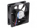 Fan: DC | axial | 24VDC | 80x80x25.4mm | 69m3/h | 32dBA | slide | 3100rpm