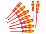 Screwdriver: insulated-set | insulated | PZ1/SL,PZ2/SL | 1kVAC