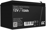 Green Cell AGM VRLA 12V 10Ah maintenance-free battery for UPS units