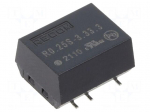 Converter: DC/DC | 0.25W | Uin: 2.97&divide;3.63VDC | Uout: 3.3VDC | Iout: 76mA