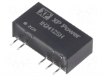 Converter: DC/DC | 2W | Uin: 24VDC | Uout: 12VDC | Uout2: -12VDC | SIP | THT