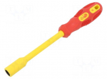 Screwdriver: insulated | 6-angles socket | HEX 10mm