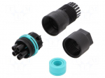 Connector: AC supply | screw terminal | female | TH387 | 17.5A | 450V