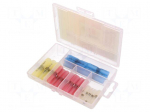 Tip: solder sleeve-kit | insulated | Shrinking ratio: 3: 1 | 30pcs.
