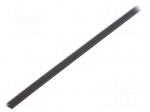 Hole and edge shield | polyetylene | L: 30.5m | black | H: 4.1mm | glued