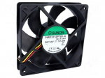 Fan: DC | axial | 12VDC | 120x120x25mm | 254.84m3/h | 54dBA | ball | 24AWG