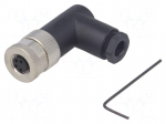 Connector: M8 | female | PIN: 4 | 30V | IP67 | angled 90&deg; | unshielded