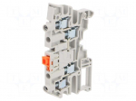 Splice terminal: rail | Entrelec | 300V | for DIN rail mounting