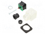 Plug for coil | IP65 | natural (transparent) | 230V