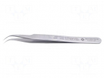 Tweezers | 120mm | Blades: narrowed | Blade tip shape: sharp