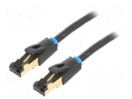 Patch cord | S/FTP | Cat: Cat 8 | RJ45 plug,both sides | stranded | OFC