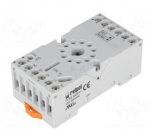 Pistikupesa | PIN:11 | 10A | 250VAC | Paigaldus: DIN, paneelile | Seeria: R16