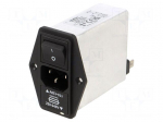 Connector: AC supply | socket | male | power supply | Inom: 6A | 250VAC